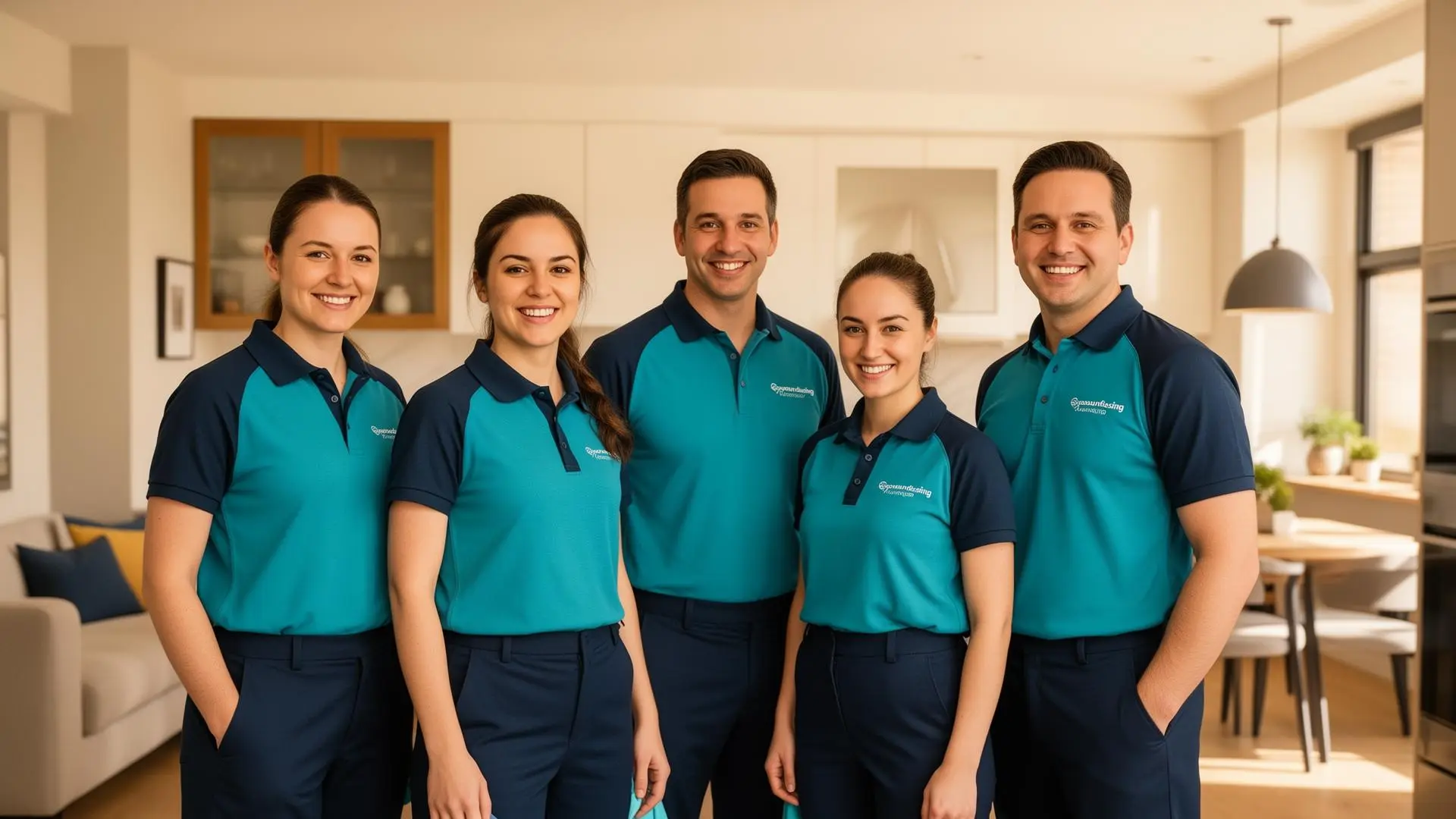 Cleanoria cleaning team